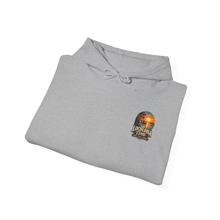 Hoodie — "Lochloosa" Sunset Chest Logo