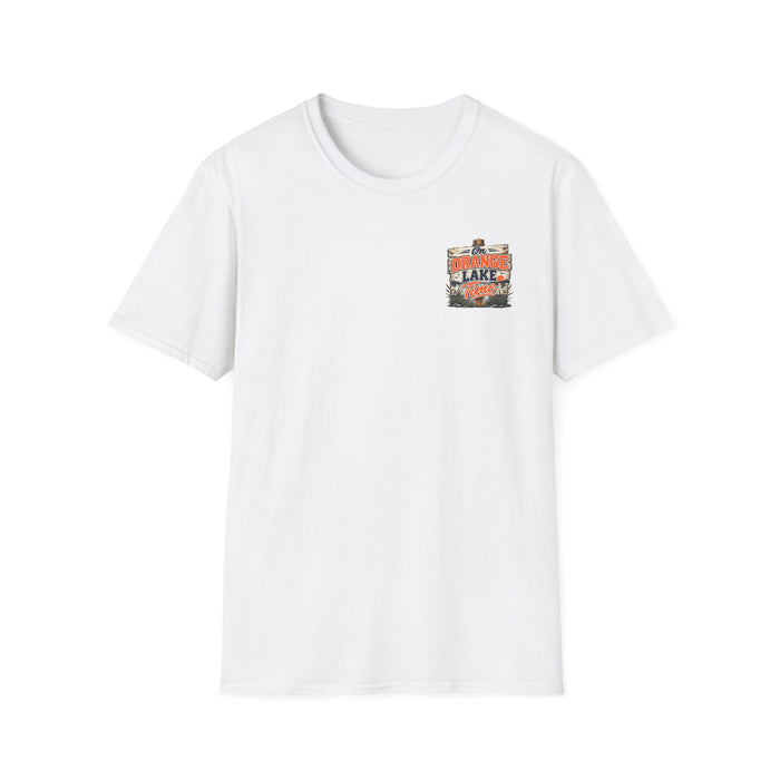 Lake Vibes T-Shirt — Vintage 'Orange Lake' Travel Graphic