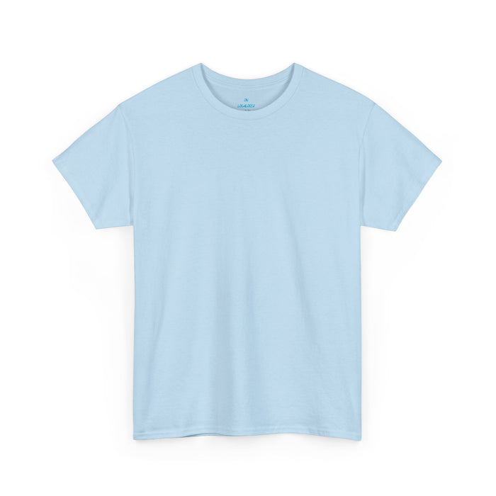 Cotton T-Shirt — “On [Your Lake] Time” Personalized Sunset Bluegill (Back Design)