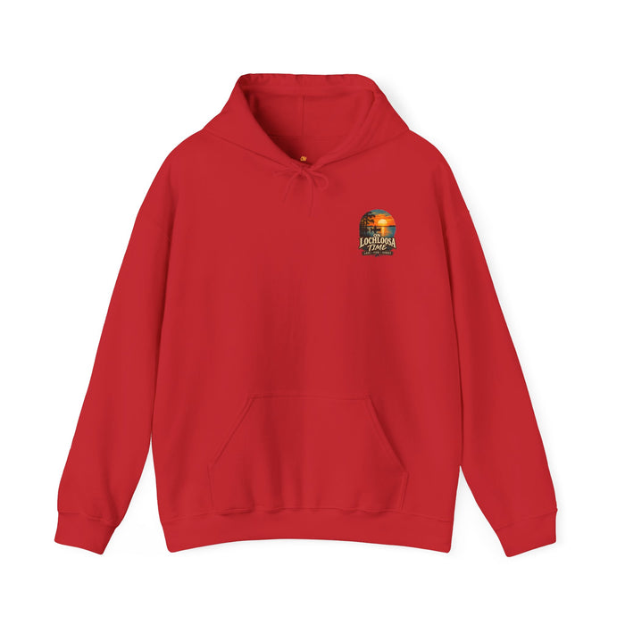Hoodie — "Lochloosa" Sunset Chest Logo