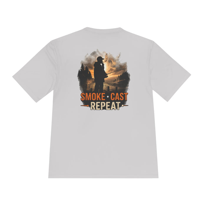 Smoke Cast Repeat Shirt – Fishing Angler Graphic Tee