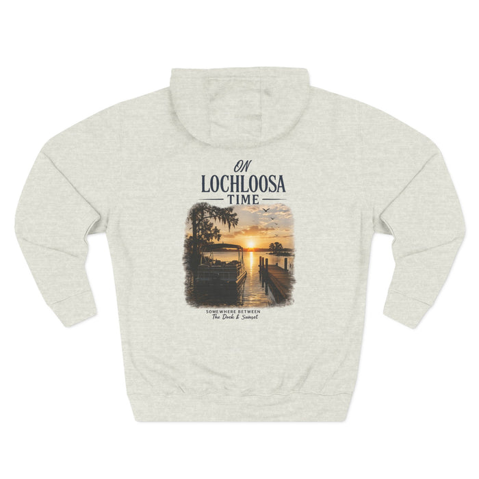 Three-Panel Fleece Hoodie