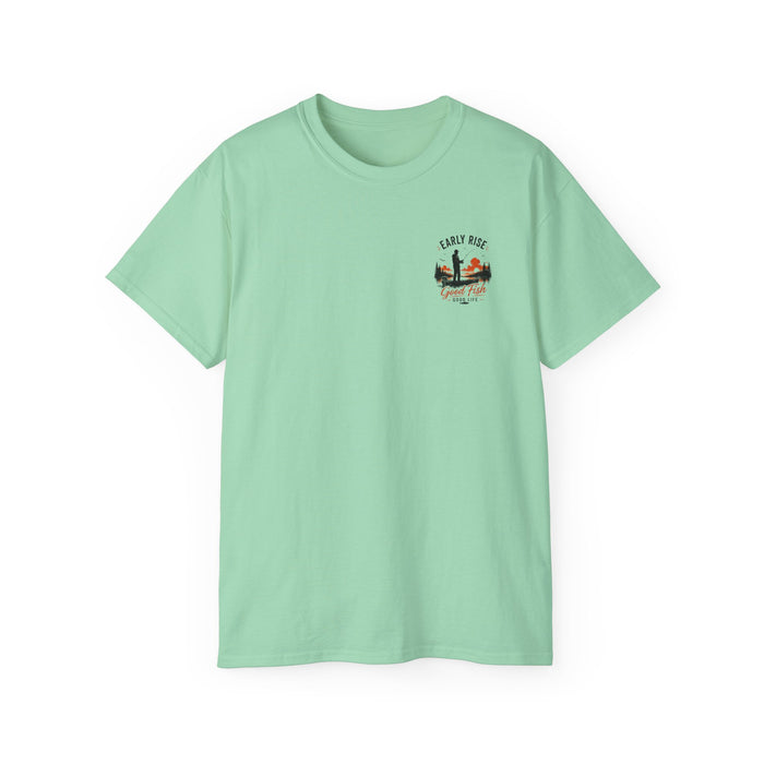 Early Rise Fishing Shirt – Good Fish Good Life Tee
