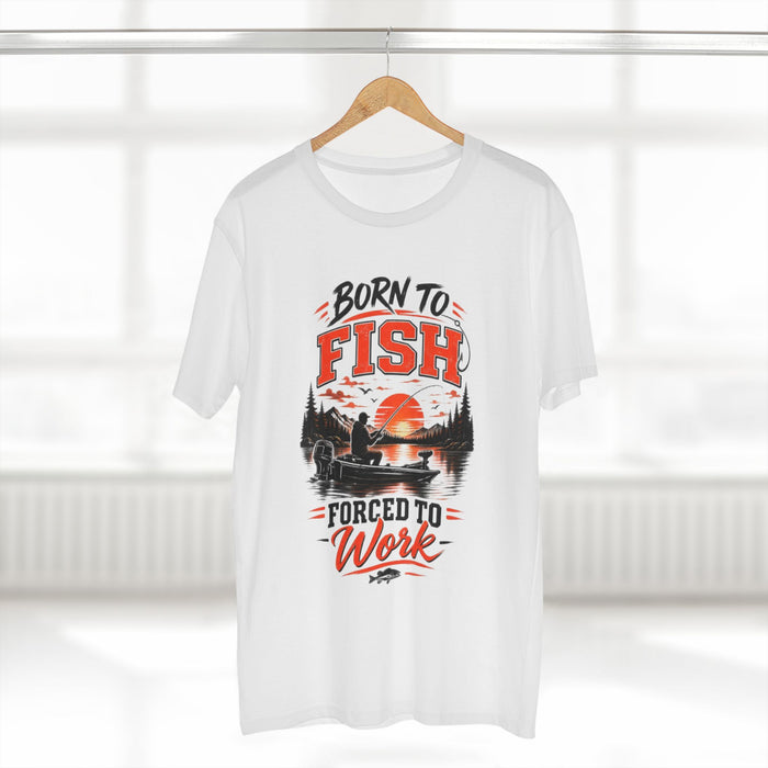 Born to Fish Shirt – Forced to Work Fishing Tee