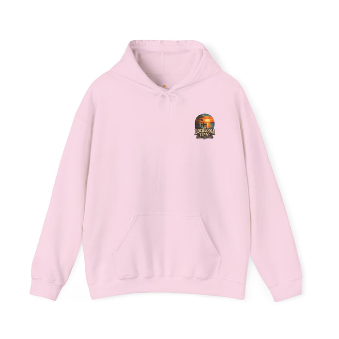 Hoodie — "Lochloosa" Sunset Chest Logo