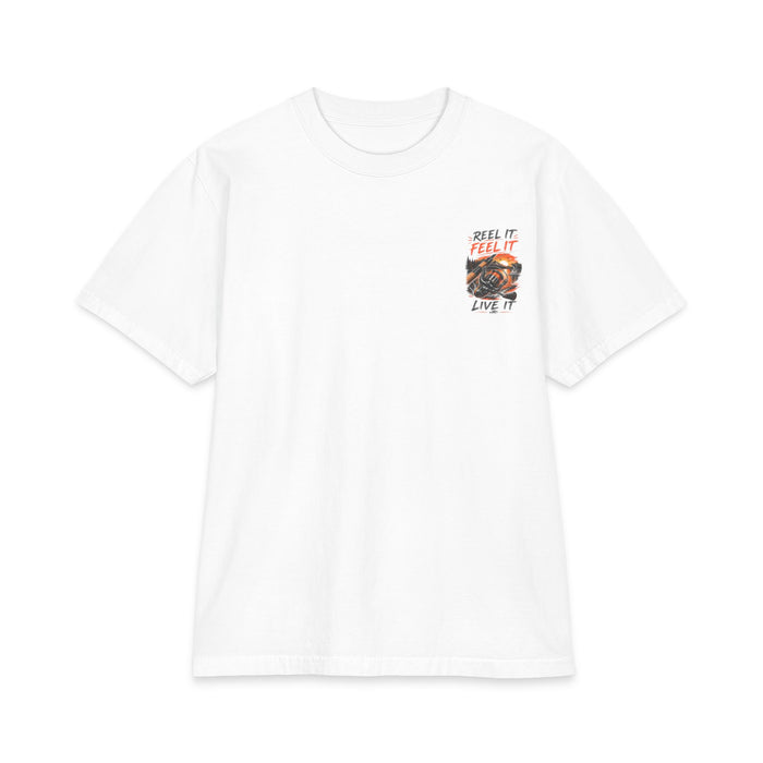 fishing t-shirt for anglers, Reel It, Feel It, Live It Fishing T-Shirt