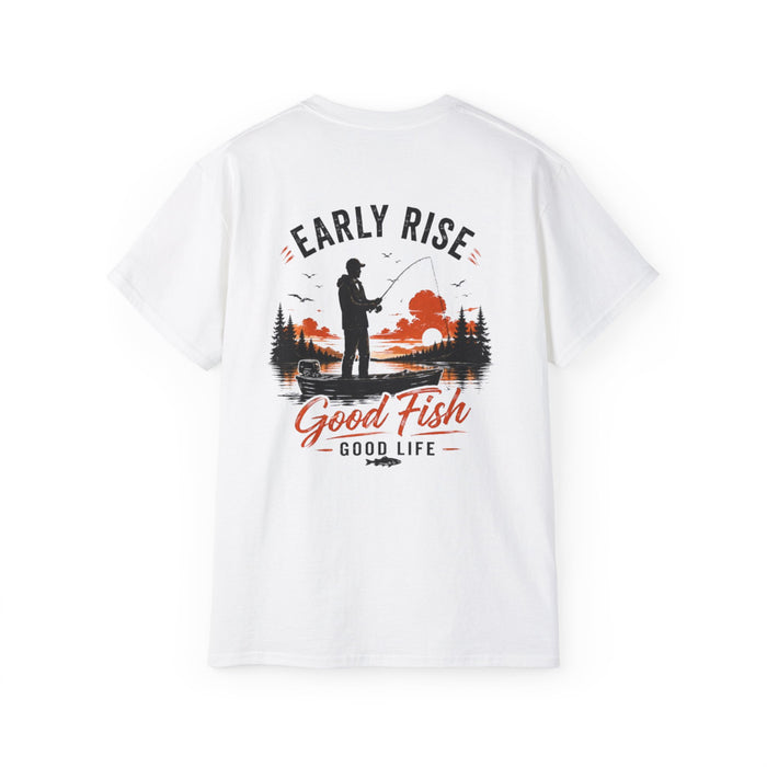 Early Rise Fishing Shirt – Good Fish Good Life Tee