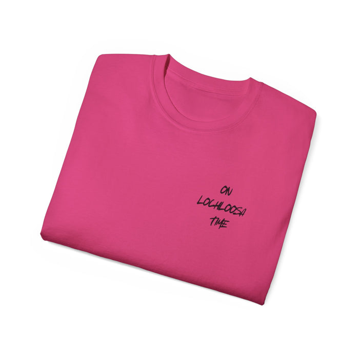 Lochloosa Lake Shirt – On Lake Time Script Tee