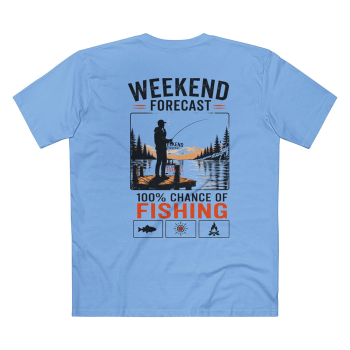 Weekend Fishing Shirt – 100% Chance of Fishing Tee