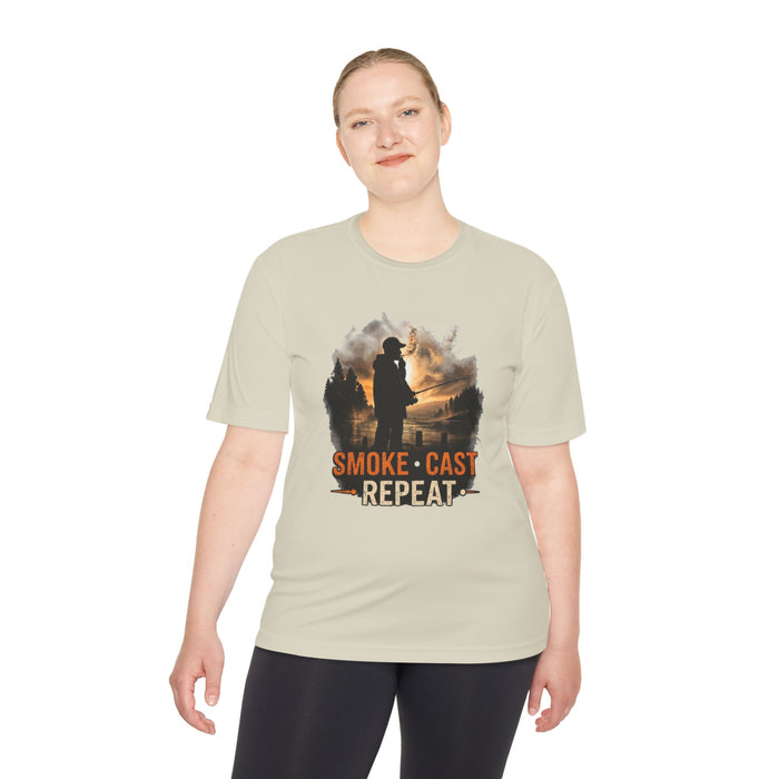 Smoke Cast Repeat Shirt – Fishing Angler Graphic Tee