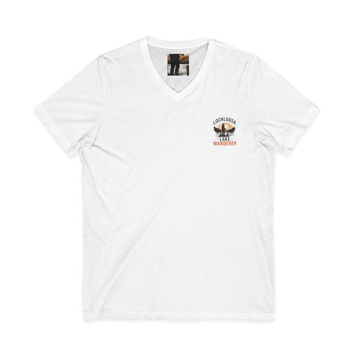 Lochloosa Lake Shirt – Wanderer Fishing V-Neck Tee