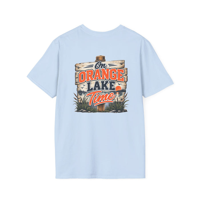 Lake Vibes T-Shirt — Vintage 'Orange Lake' Travel Graphic