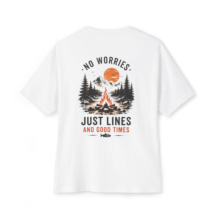 No Worries Fishing Shirt – Lines & Good Times Tee