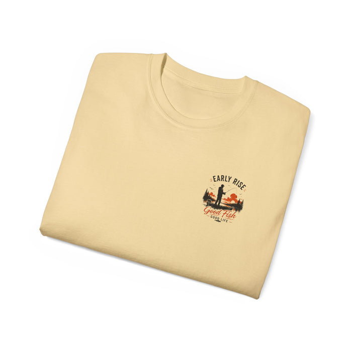 Early Rise Fishing Shirt – Good Fish Good Life Tee