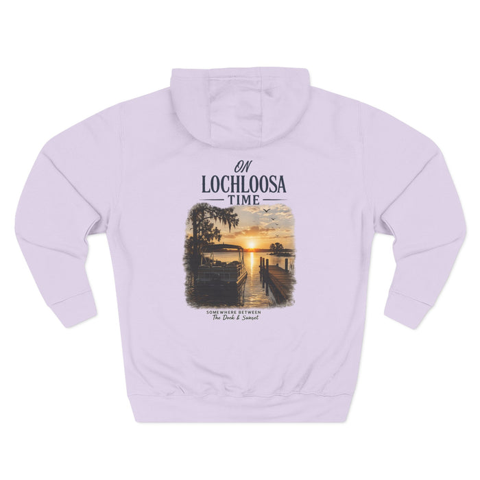 Three-Panel Fleece Hoodie