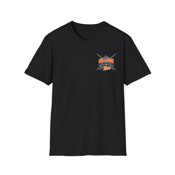 Fishing T-Shirt — 'Orange Flaker Time' Retro Angler Tee
