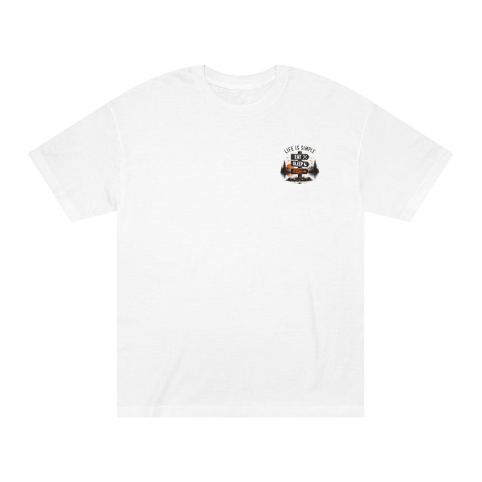 fishing t-shirt eat sleep fish - "Life Is Simple: Eat Sleep Fish"