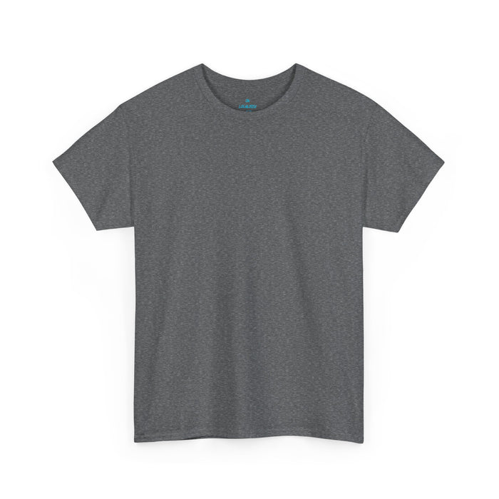 Cotton T-Shirt — “On [Your Lake] Time” Personalized Sunset Bluegill (Back Design)