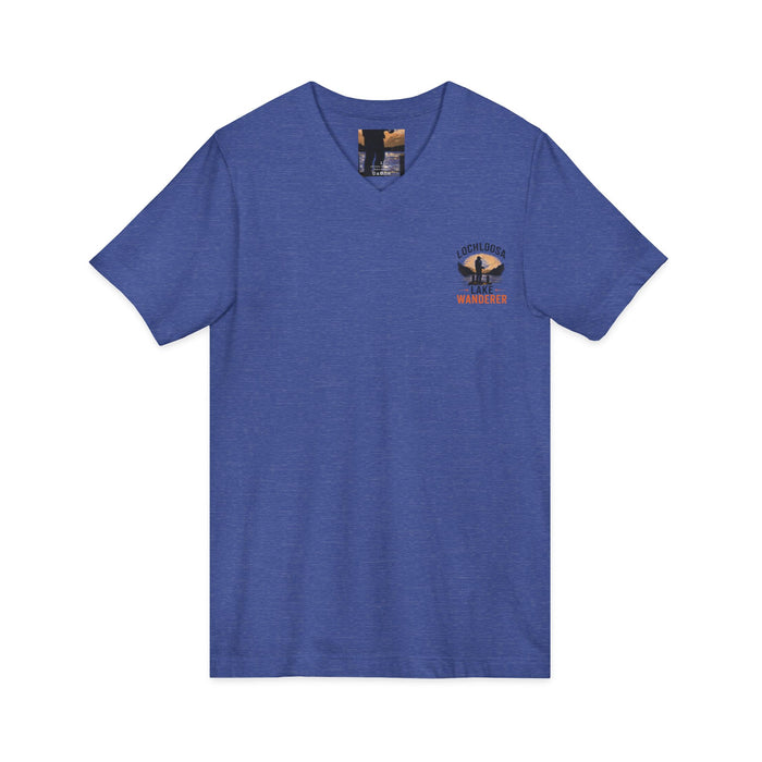 Lochloosa Lake Shirt – Wanderer Fishing V-Neck Tee
