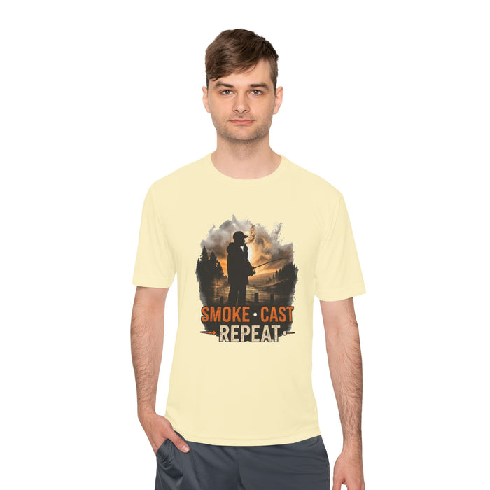 Smoke Cast Repeat Shirt – Fishing Angler Graphic Tee