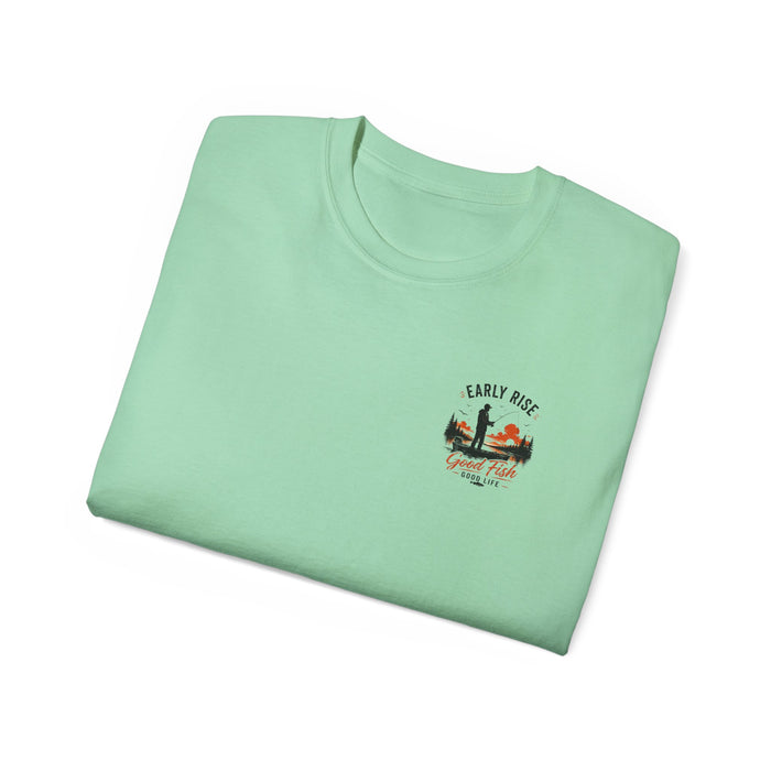 Early Rise Fishing Shirt – Good Fish Good Life Tee