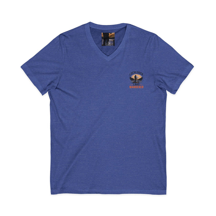 Lochloosa Lake Shirt – Wanderer Fishing V-Neck Tee