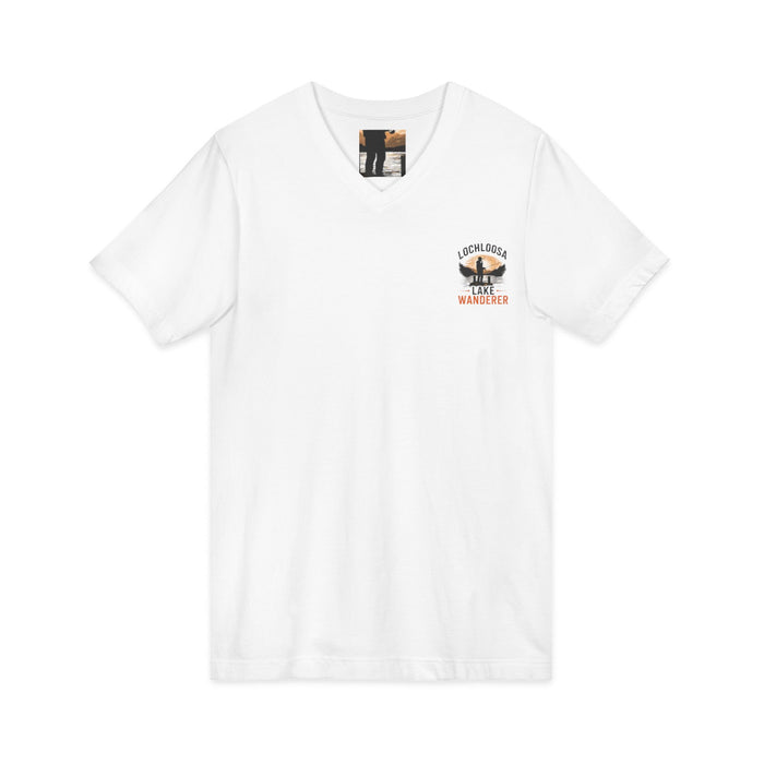 Lochloosa Lake Shirt – Wanderer Fishing V-Neck Tee
