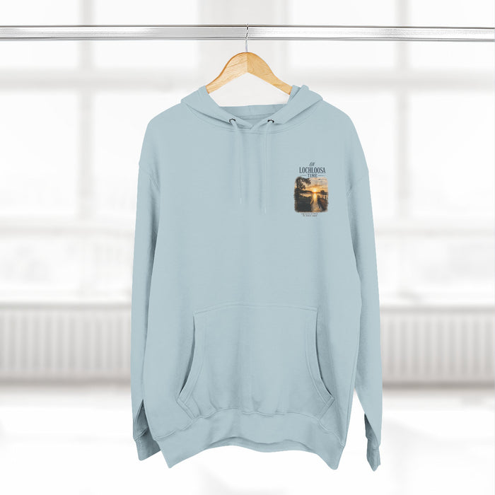 Three-Panel Fleece Hoodie