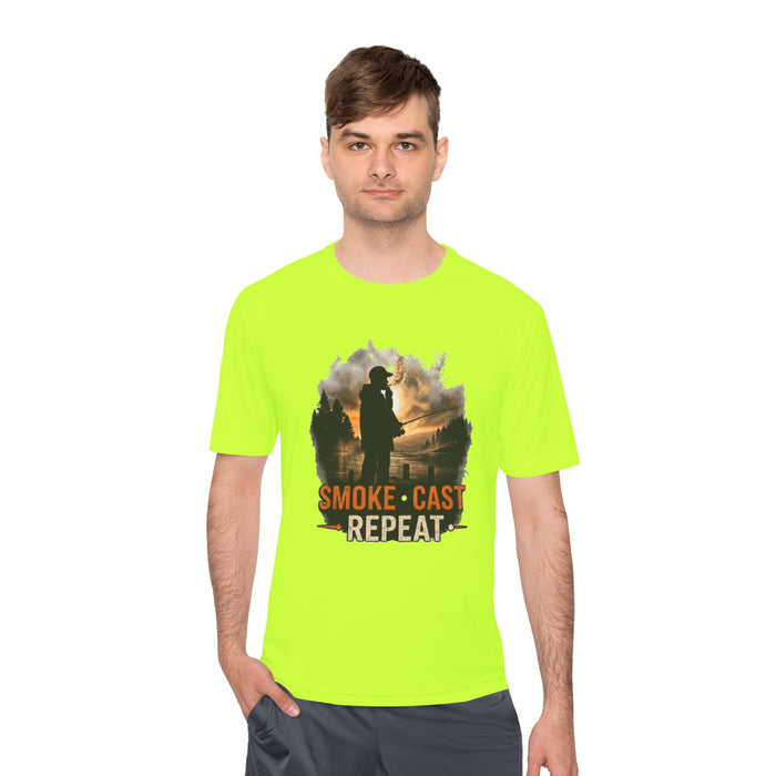 Smoke Cast Repeat Shirt – Fishing Angler Graphic Tee