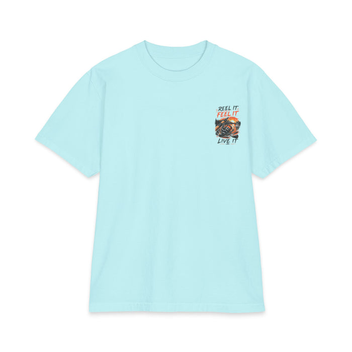 fishing t-shirt for anglers, Reel It, Feel It, Live It Fishing T-Shirt
