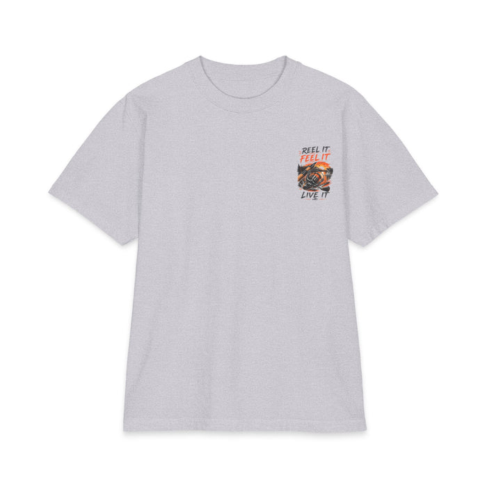 fishing t-shirt for anglers, Reel It, Feel It, Live It Fishing T-Shirt