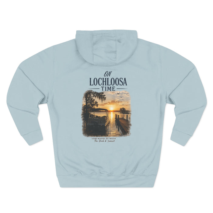 Three-Panel Fleece Hoodie