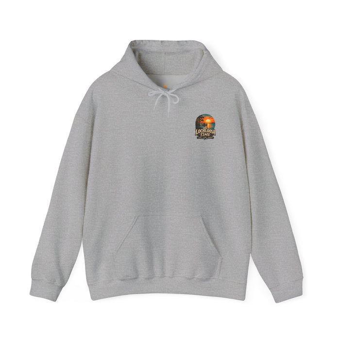 Hoodie — "Lochloosa" Sunset Chest Logo