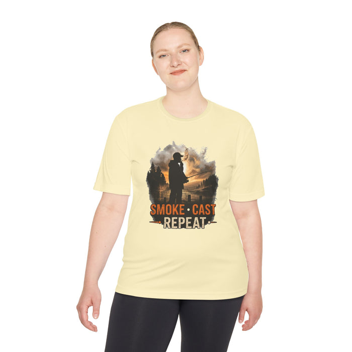 Smoke Cast Repeat Shirt – Fishing Angler Graphic Tee
