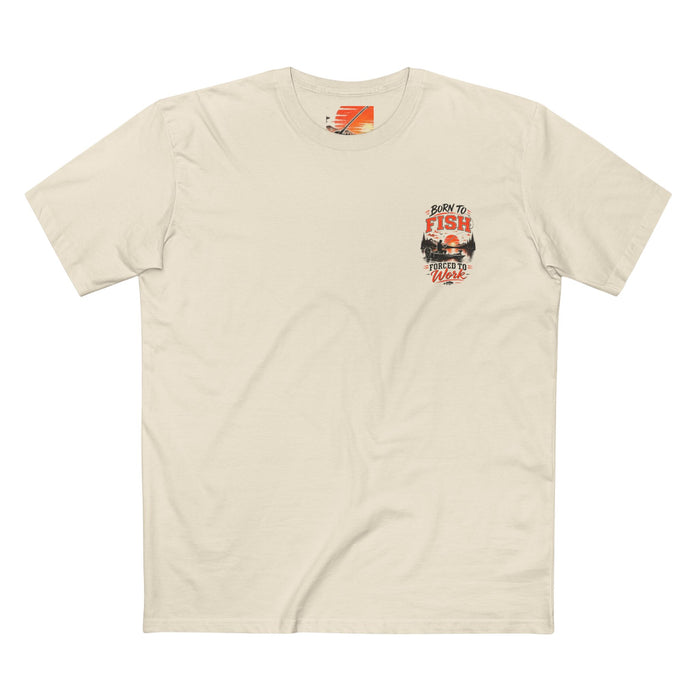Born to Fish Shirt – Forced to Work Fishing Tee