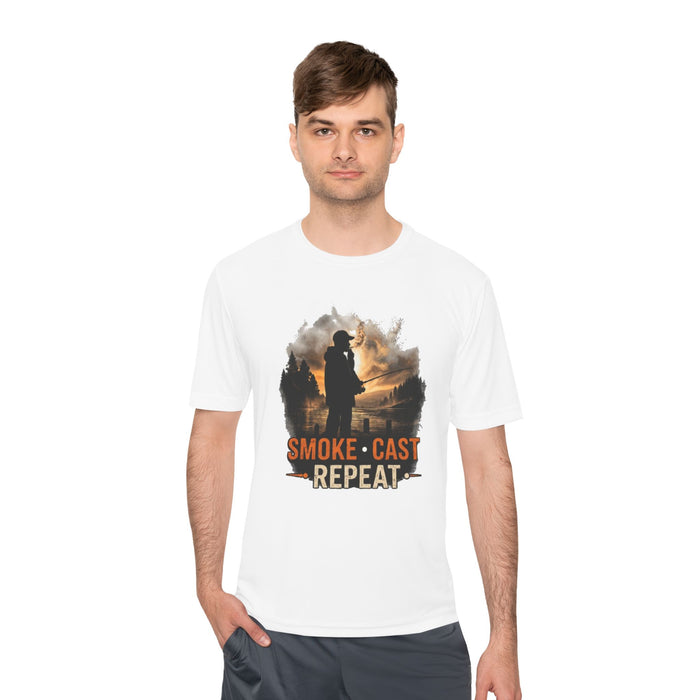 Smoke Cast Repeat Shirt – Fishing Angler Graphic Tee