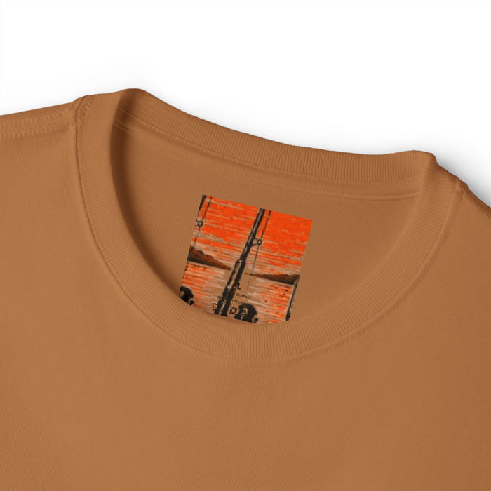 Fishing Graphic Tee — "Fish More Worry Less" Outdoorsy Casual Shirt