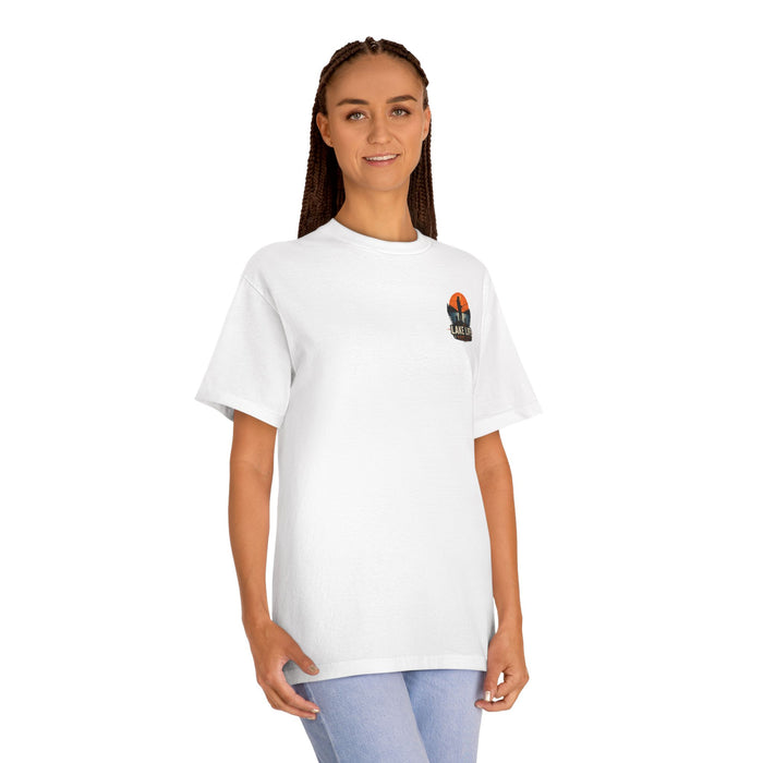 Lake Life Fishing Shirt – Good Life Retro Sunset Tee