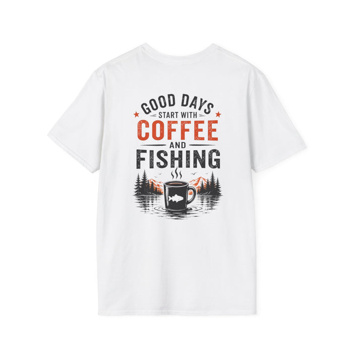 Coffee and Fishing Shirt – Good Days Graphic Tee