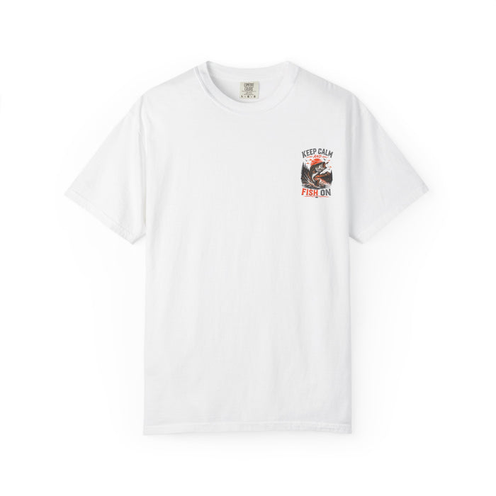 Bass Fishing Graphic Tee - Keep Calm and Fish On T-Shirt