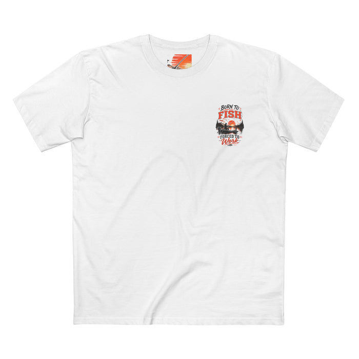 Born to Fish Shirt – Forced to Work Fishing Tee
