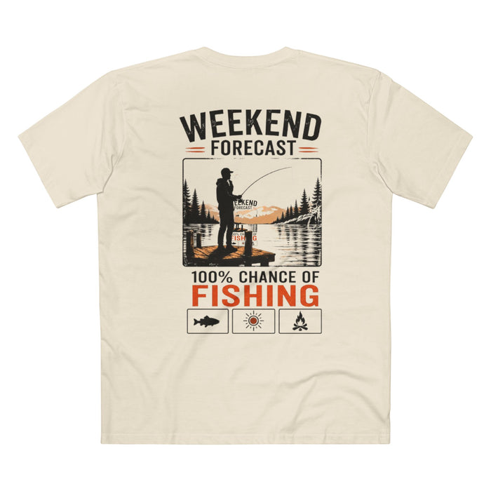 Weekend Fishing Shirt – 100% Chance of Fishing Tee