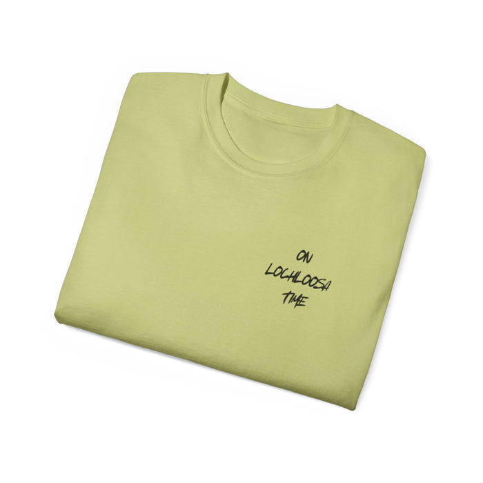 Lochloosa Lake Shirt – On Lake Time Script Tee