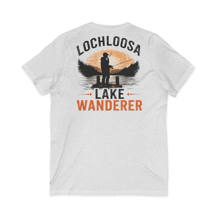 Lochloosa Lake Shirt – Wanderer Fishing V-Neck Tee