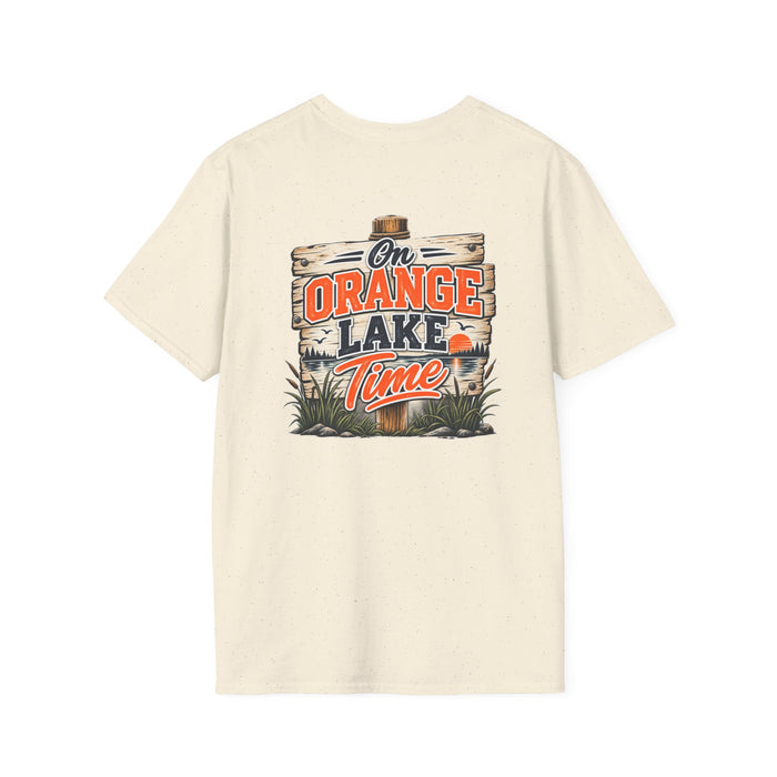 Lake Vibes T-Shirt — Vintage 'Orange Lake' Travel Graphic