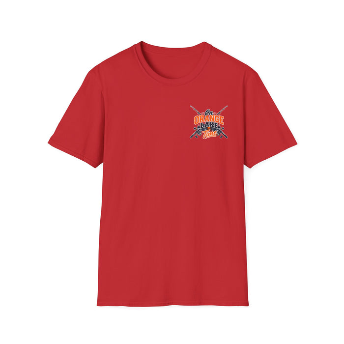 Fishing T-Shirt — 'Orange Flaker Time' Retro Angler Tee